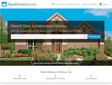 Tablet Screenshot of newhomes.reviewjournal.com